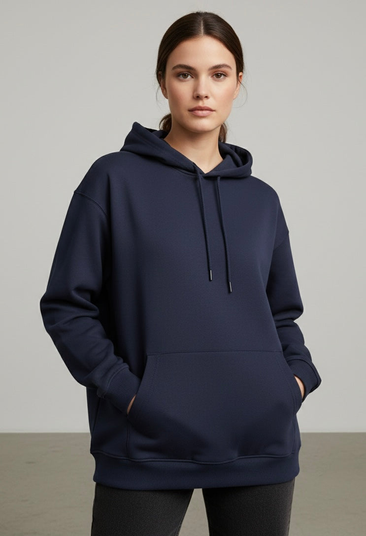 NAVY BLUE PLAIN HOODIE