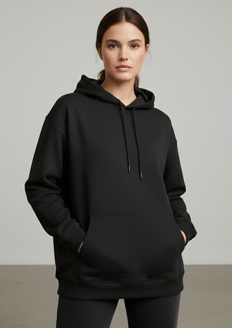 BLACK PLAIN HOODIE