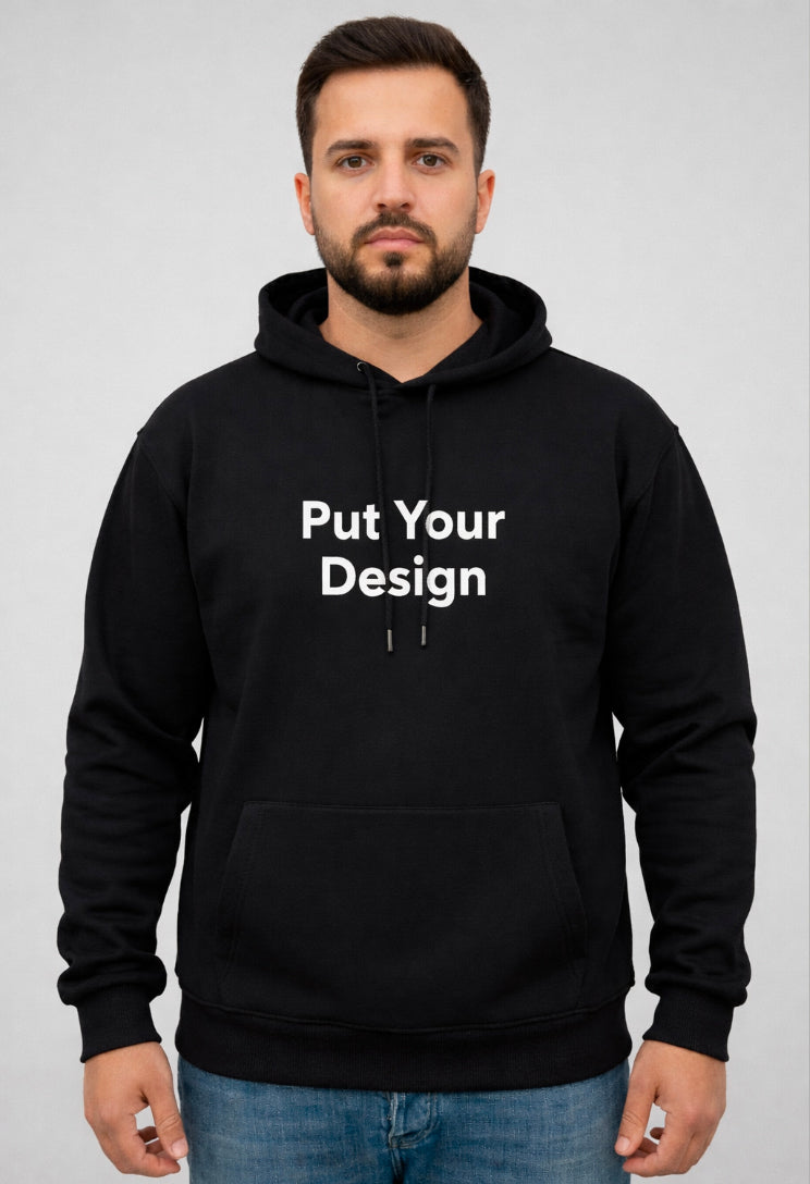 Design Your Own Premium Hoodie (Black)