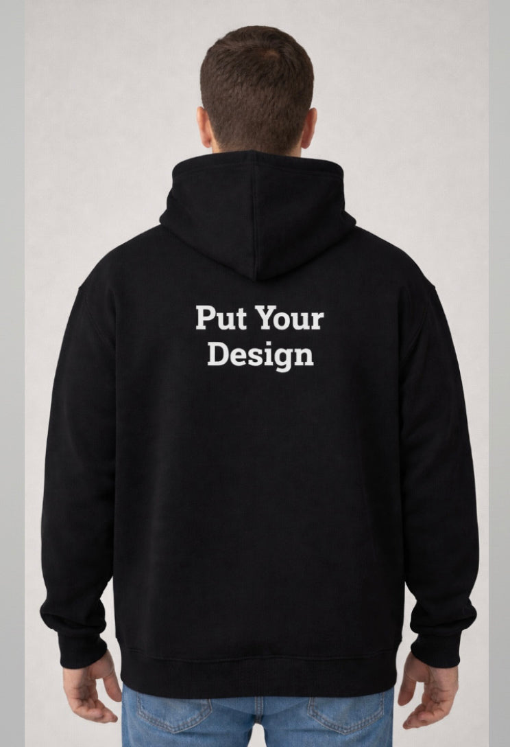 Design Your Own Premium Hoodie (Black)